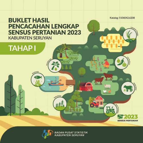 Booklet,  Complete Enumeration Results of the 2023  Census of Agriculture - Edition 1 Seruyan Regency