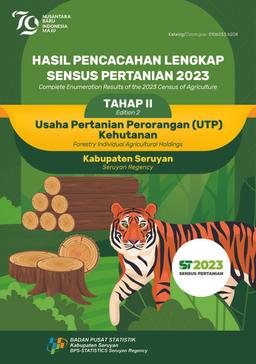 Hasil Pencacahan Lengkap Sensus Pertanian 2023 Tahap II Usaha Pertanian Perorangan (UTP) Kehutanan Kabupaten Seruyan