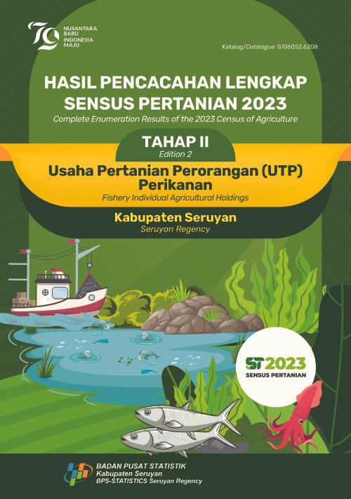 Hasil Pencacahan Lengkap Sensus Pertanian 2023 Tahap II Usaha Pertanian Perorangan (UTP) Perikanan Kabupaten Seruyan