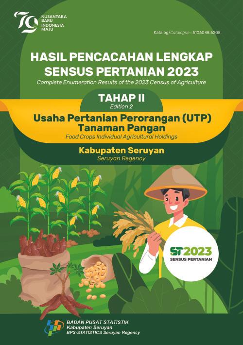 Complete Enumeration Results of the 2023 Cencus of Agriculture Food Crops Individual Agricultural Holdings Seruyan Regency